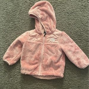 Pink baby north face jacket 6-12 months